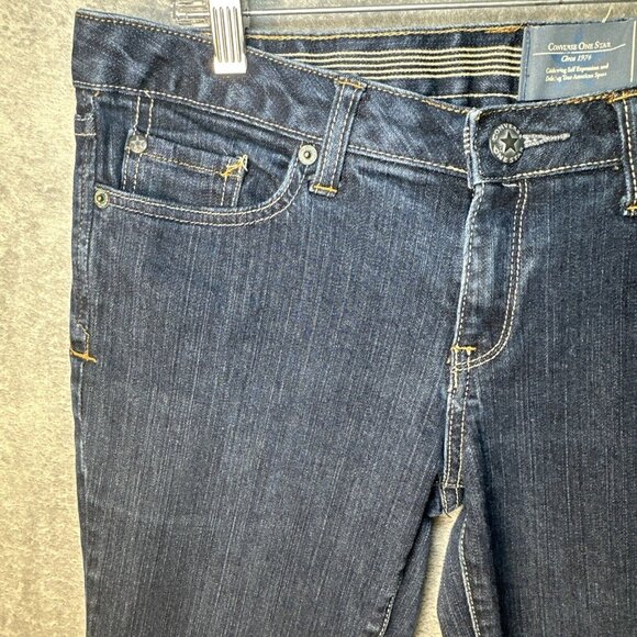 Converse One Star Jeans Women's Size 8 Blue Denim Cotton Spandex - Picture 3 of 10